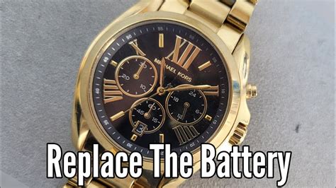 how to change battery on a michael kors watch|Michael Kors Watch batteries replacement.